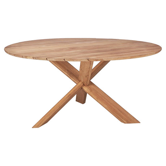 Circle Outdoor Dining Table - Teak