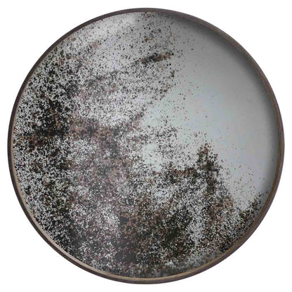 Clear Mirror Tray - Round, Large