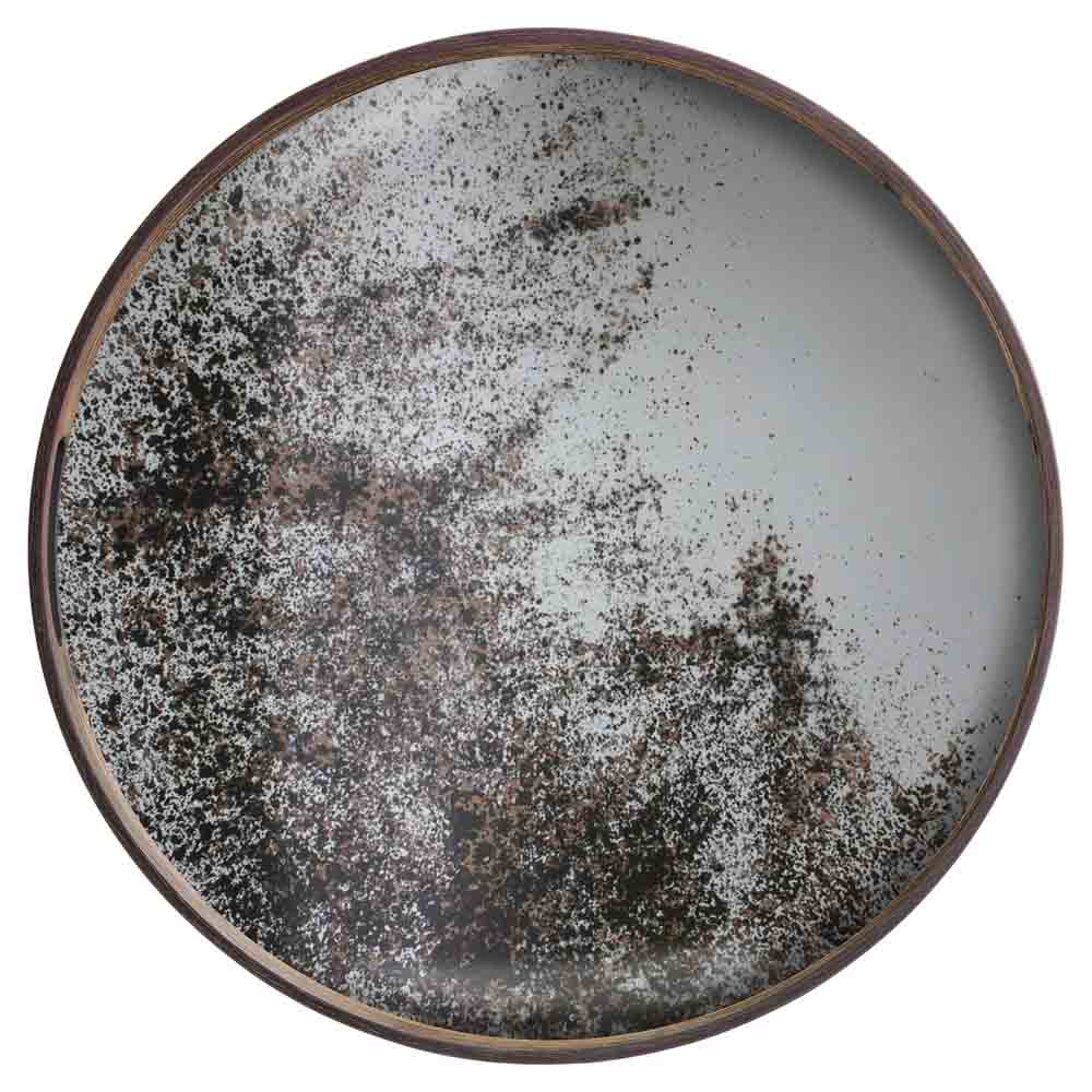Clear Mirror Tray - Round, Small