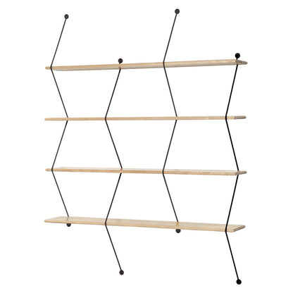 Climb Shelving System - Birch, Black