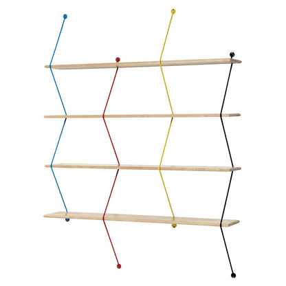 Climb Shelving System - Birch, Multicolor