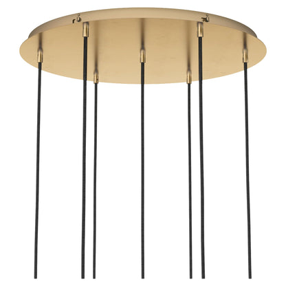 Cluster 7 Mix Chandelier - Clear Glass