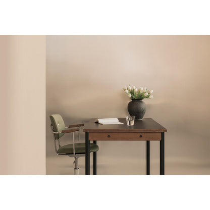 Co 55" Table - Black Base, Terra Laminate