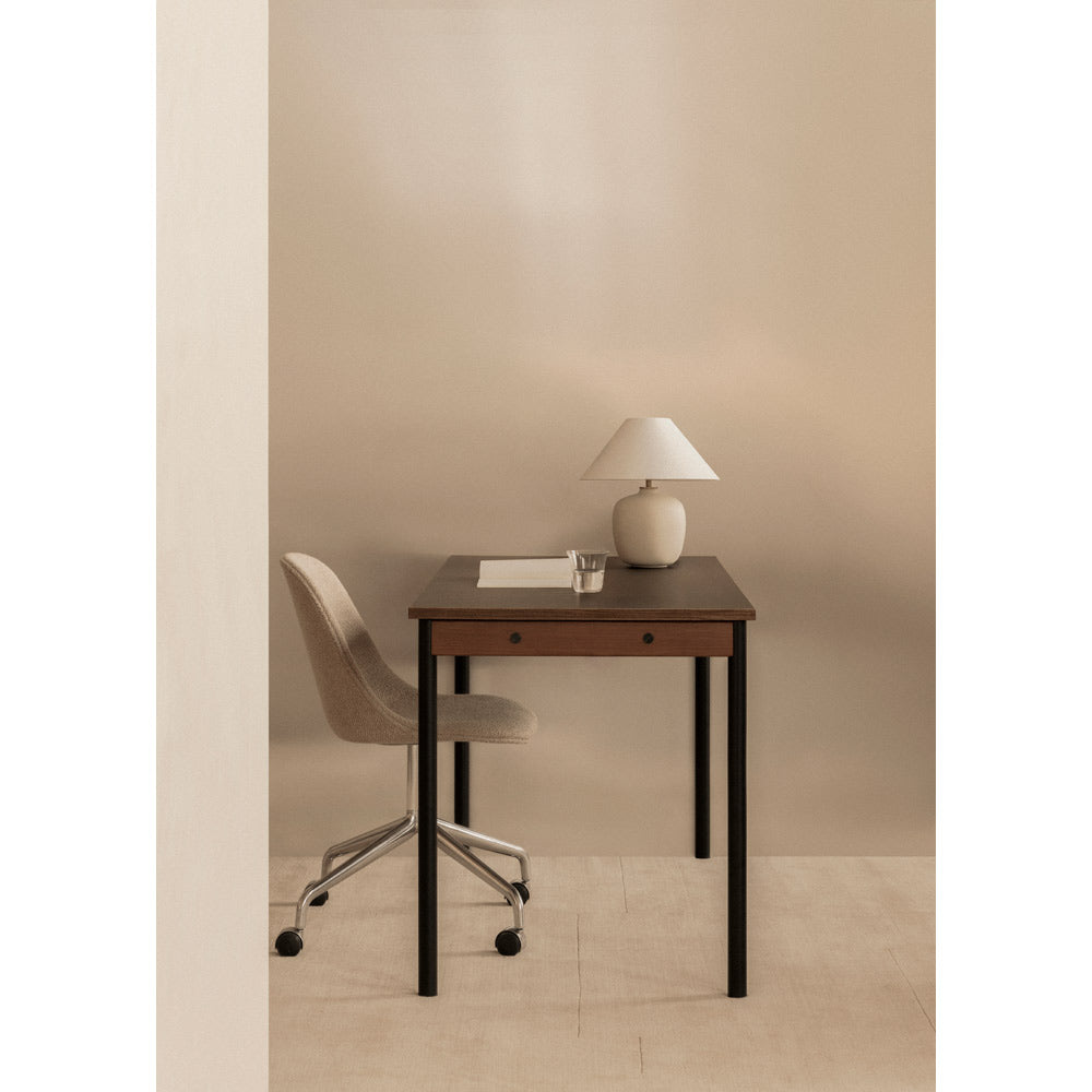 Co 55" Table - Black Base, Terra Laminate