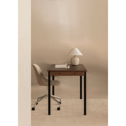 Co 55" Table - Black Base, Terra Laminate