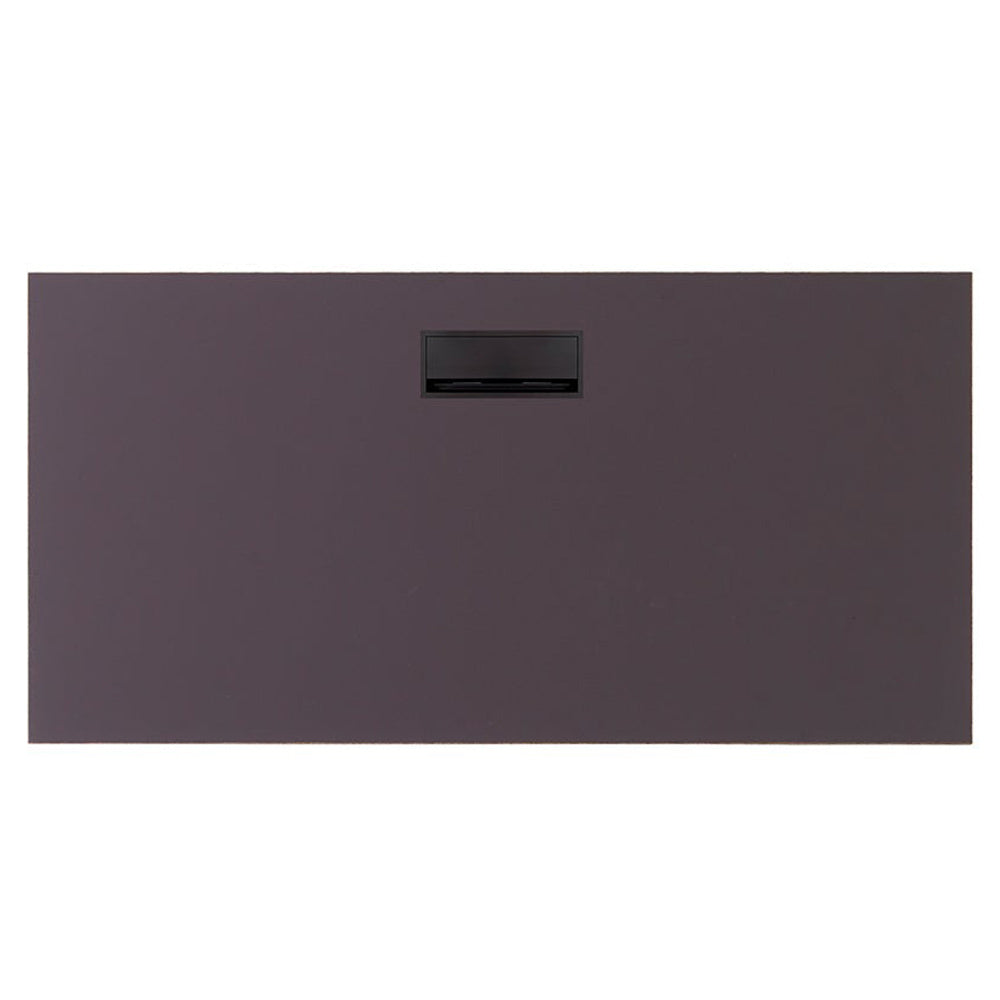 Co 55" Table Management - Black Base, Terra Laminate