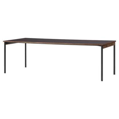 Co 94.5" Table - Black Base, Terra Laminate