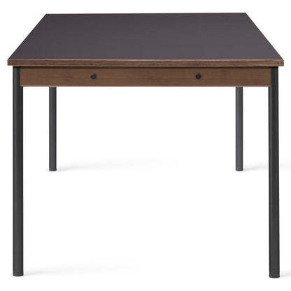 Co 94.5" Table - Black Base, Terra Laminate