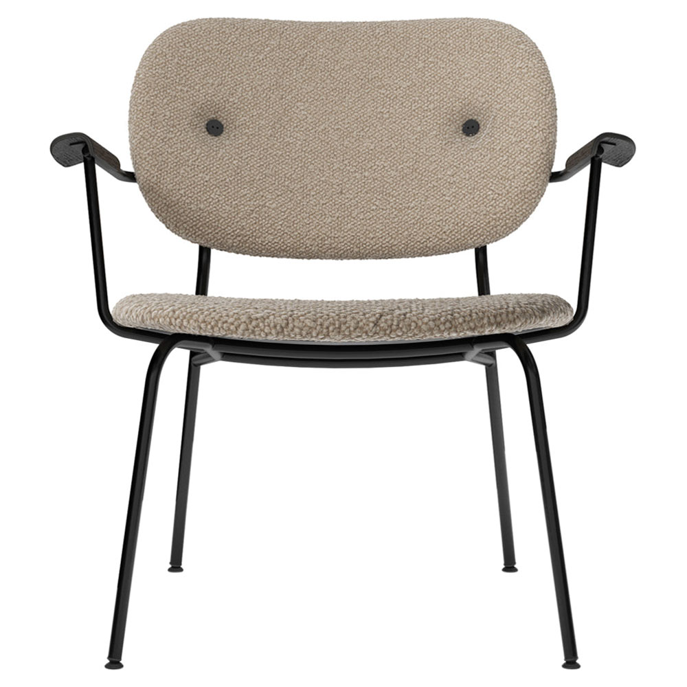 Co Fully Upholstered Lounge Chair - Black Oak