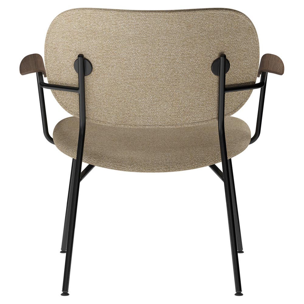 Co Fully Upholstered Lounge Chair - Dark Stained Oak