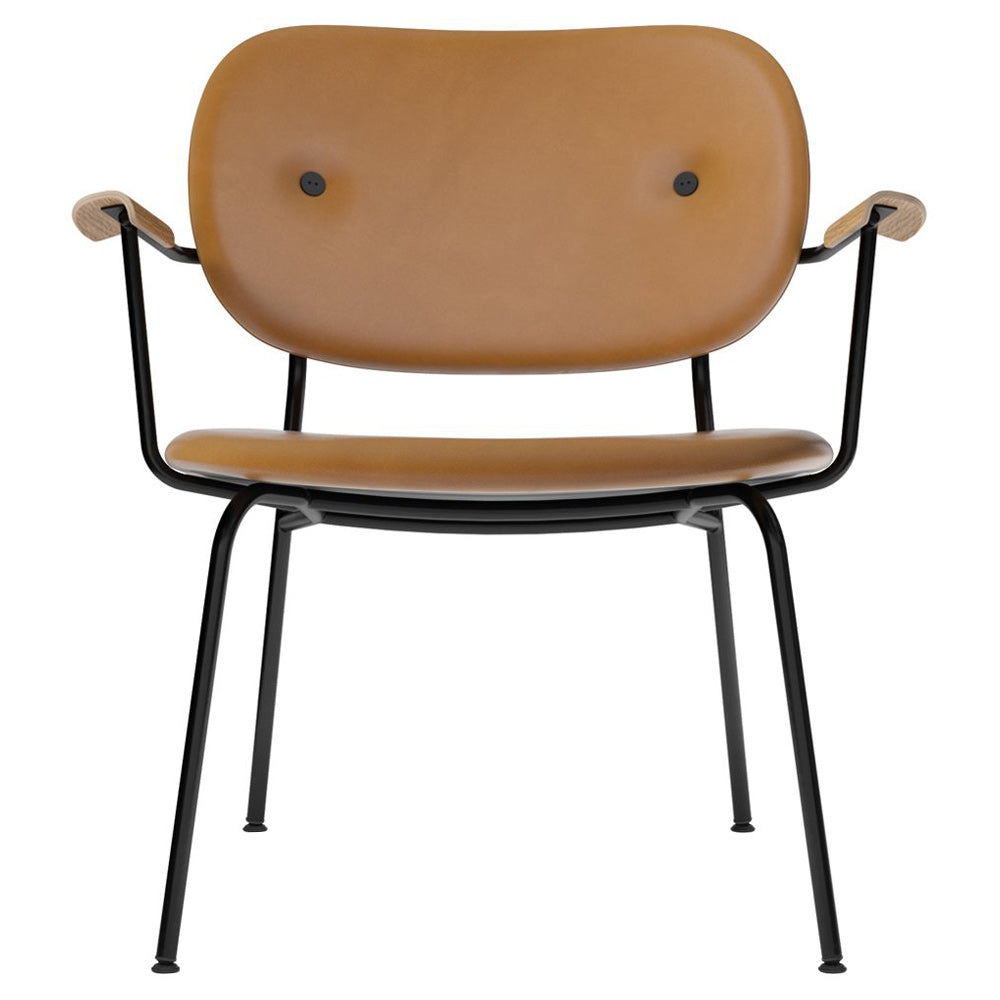 Co Fully Upholstered Lounge Chair - Natural Oak