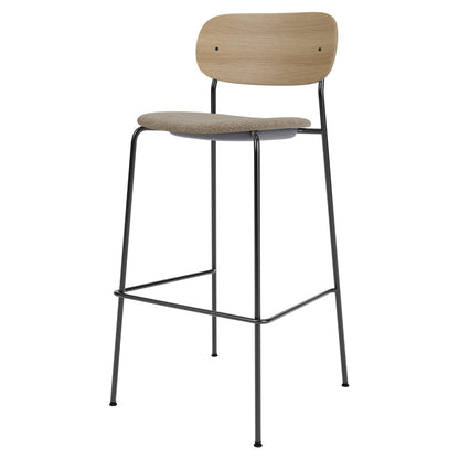 Co Seat Upholstered Bar Counter Chair - Natural Oak