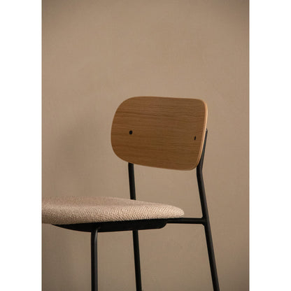 Co Seat Upholstered Bar Counter Chair - Natural Oak
