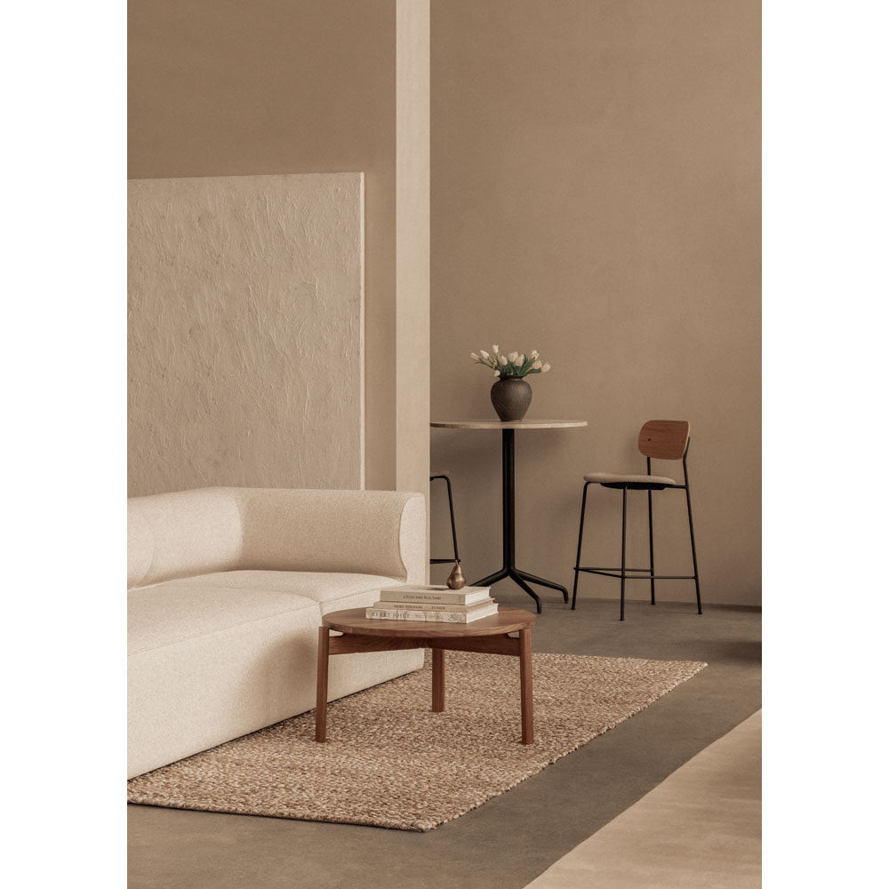 Co Seat Upholstered Bar Counter Chair - Natural Oak
