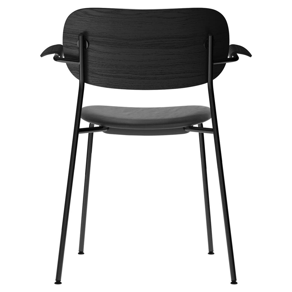 Co Seat Upholstered Dining Armchair - Black Oak