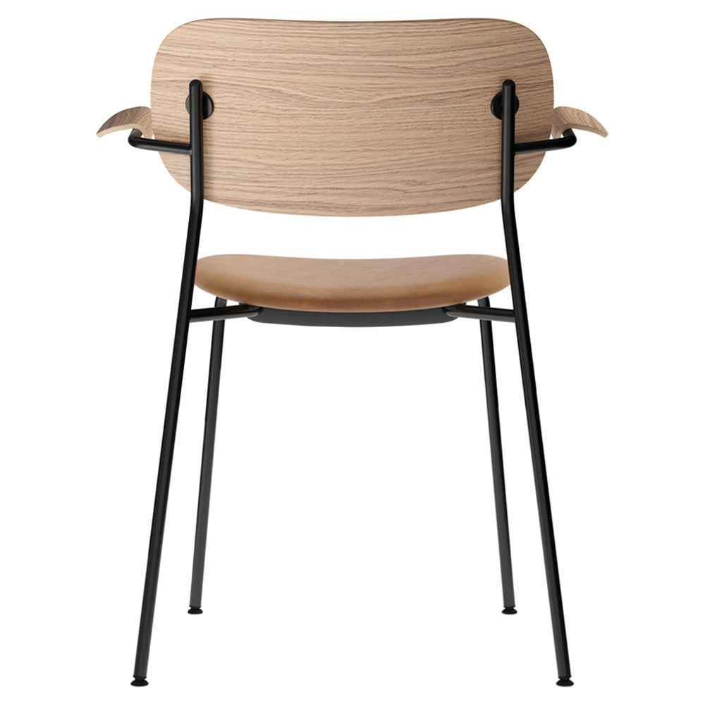 Co Seat Upholstered Dining Armchair - Natural Oak