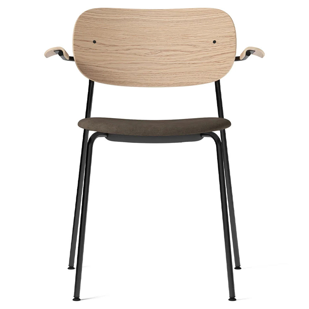 Co Seat Upholstered Dining Armchair - Natural Oak