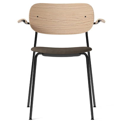 Co Seat Upholstered Dining Armchair - Natural Oak
