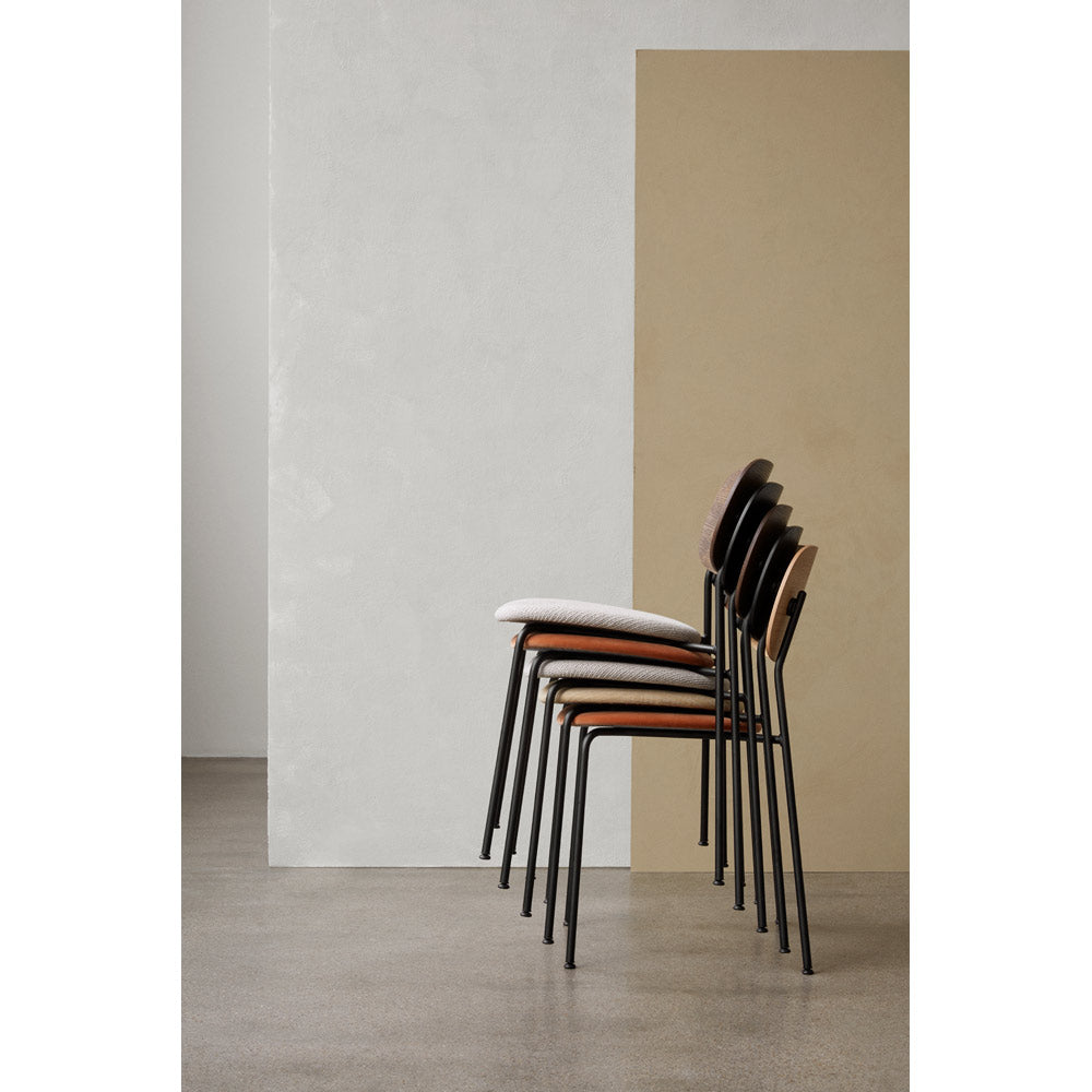 Co Seat Upholstered Dining Chair - Black Oak