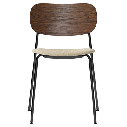Co Seat Upholstered Dining Chair - Dark Stained Oak