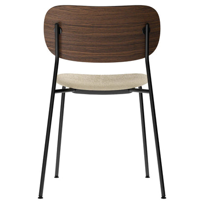 Co Seat Upholstered Dining Chair - Dark Stained Oak