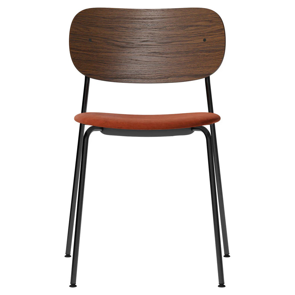 Co Seat Upholstered Dining Chair - Dark Stained Oak