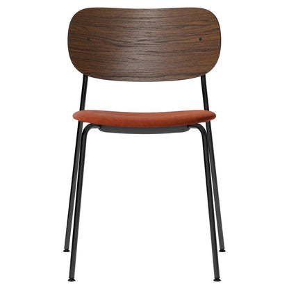 Co Seat Upholstered Dining Chair - Dark Stained Oak