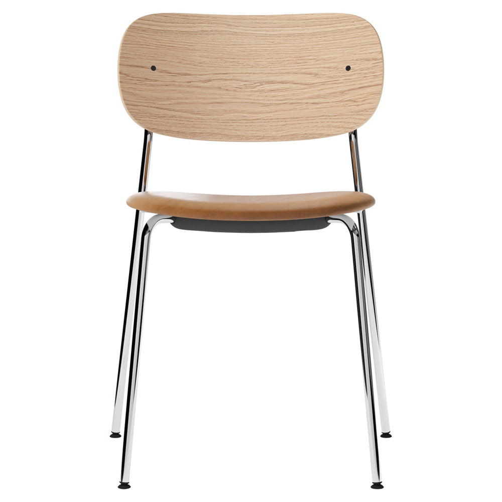 Co Seat Upholstered Dining Chair - Natural Oak