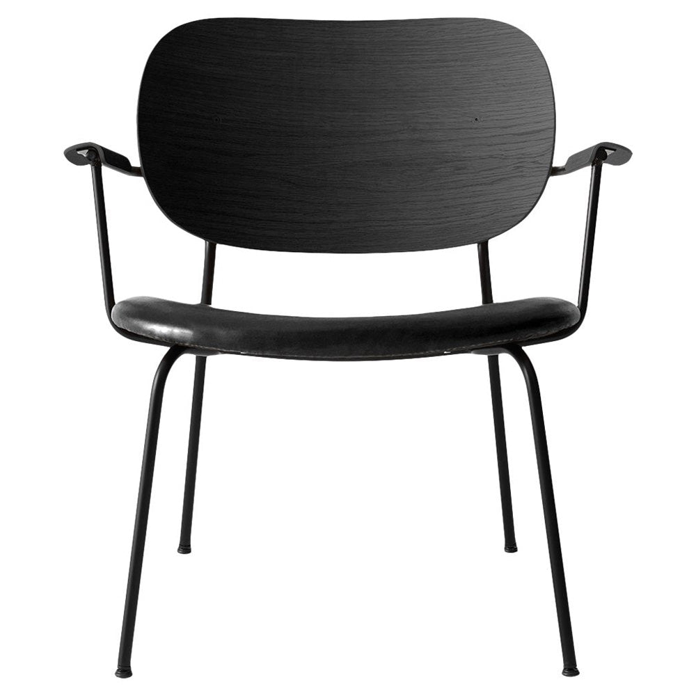 Co Seat Upholstered Lounge Chair - Black Oak