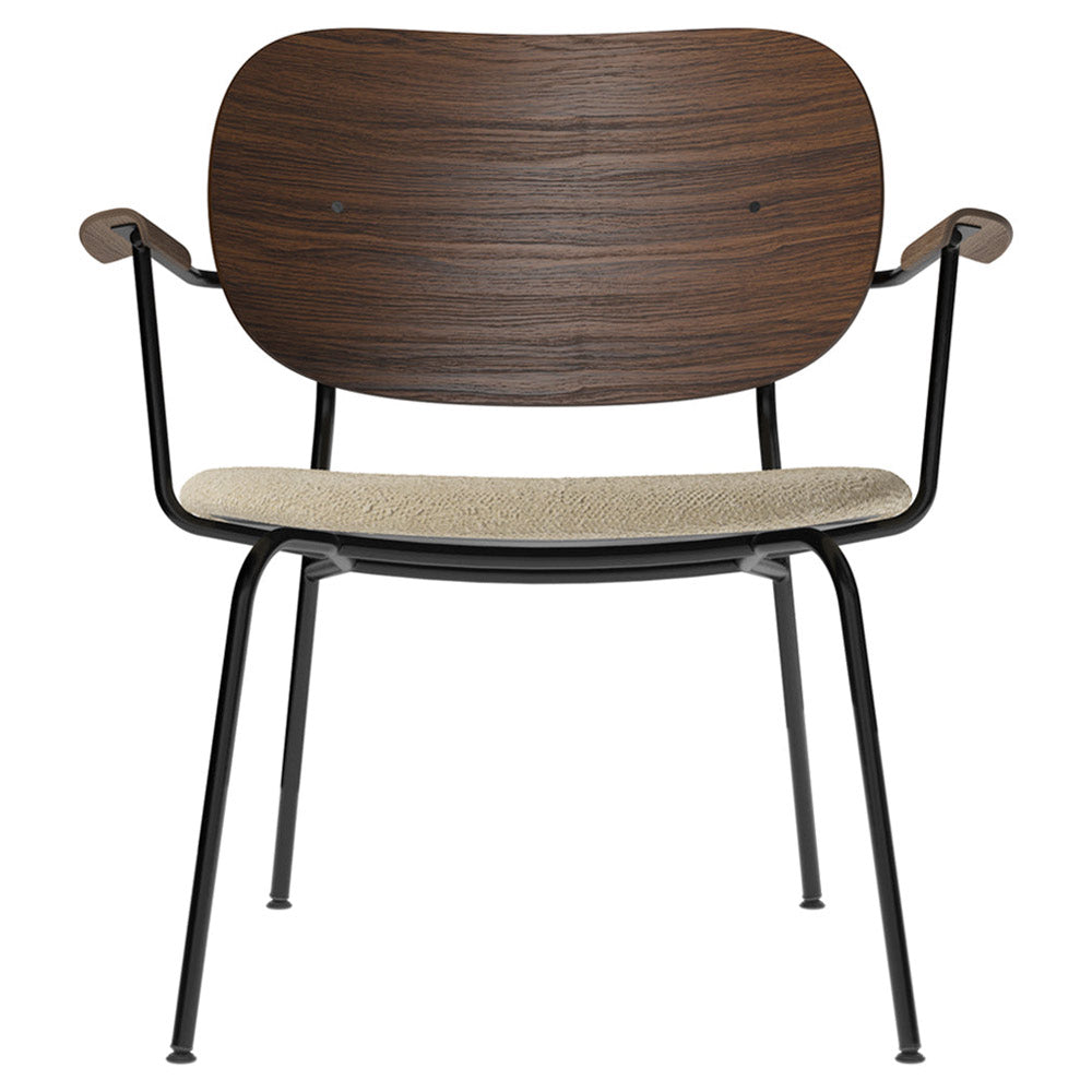 Co Seat Upholstered Lounge Chair - Dark Stained Oak