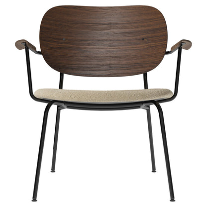 Co Seat Upholstered Lounge Chair - Dark Stained Oak