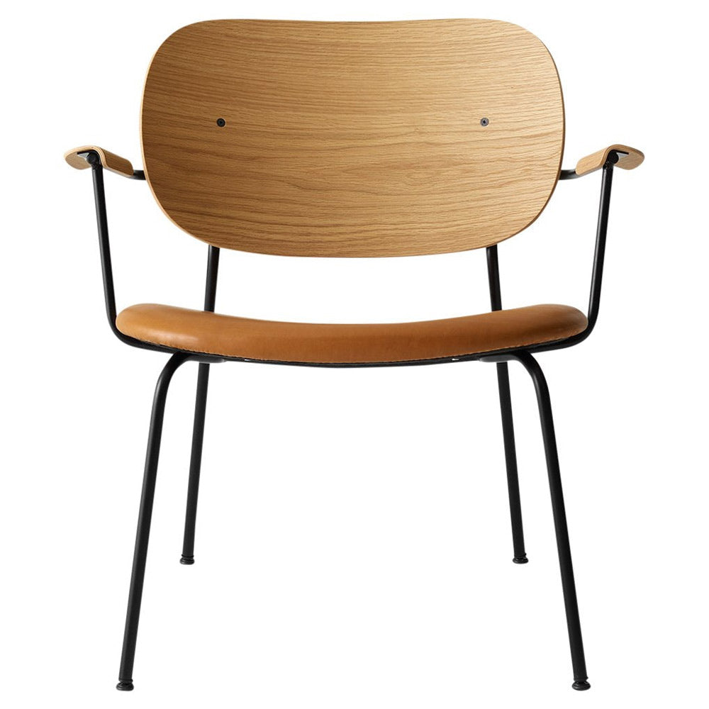 Co Seat Upholstered Lounge Chair - Natural Oak
