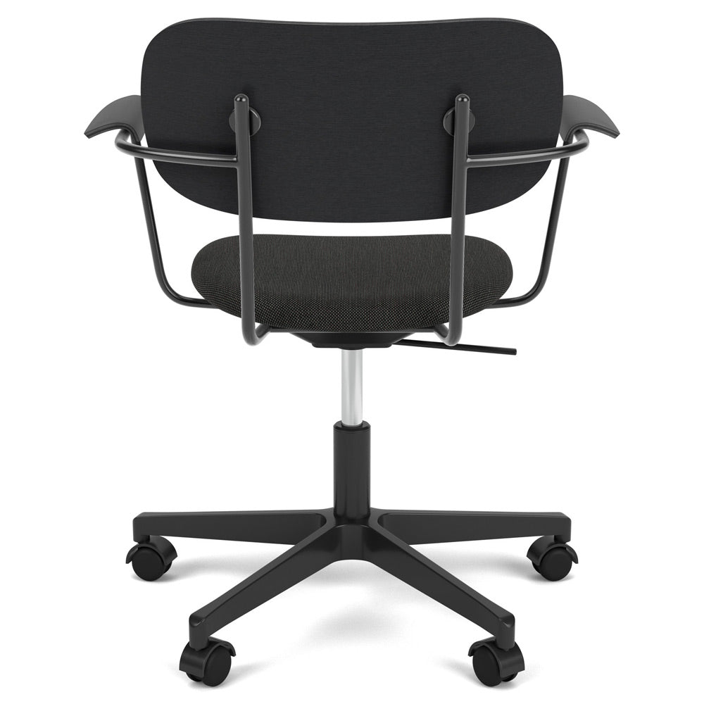 Co Seat Upholstered Task Armchair - Black Oak