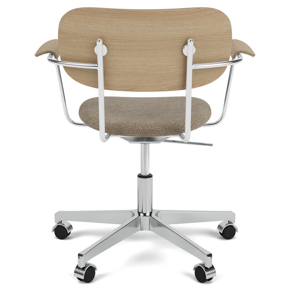 Co Seat Upholstered Task Armchair - Natural Oak