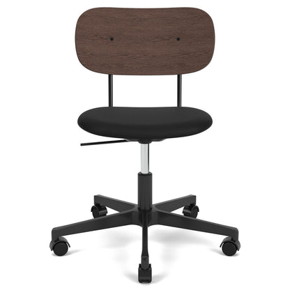 Co Seat Upholstered Task Chair - Dark Stained Oak