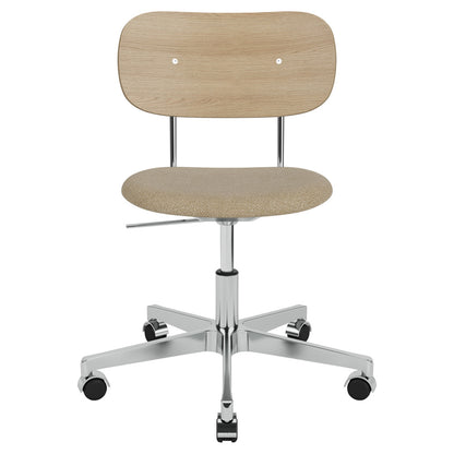 Co Seat Upholstered Task Chair - Natural Oak