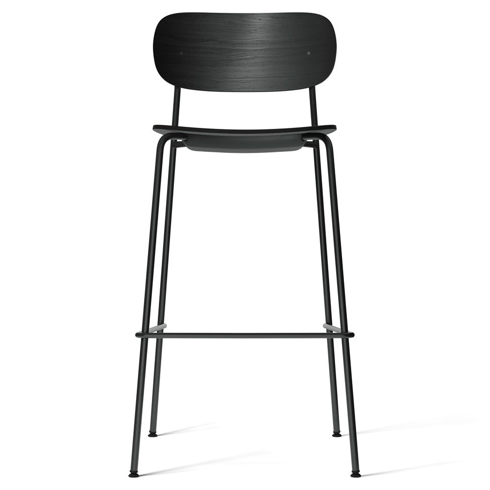 Co Unupholstered Bar Counter Chair - Black Oak