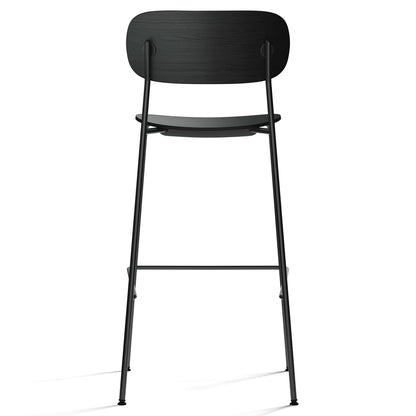 Co Unupholstered Bar Counter Chair - Black Oak