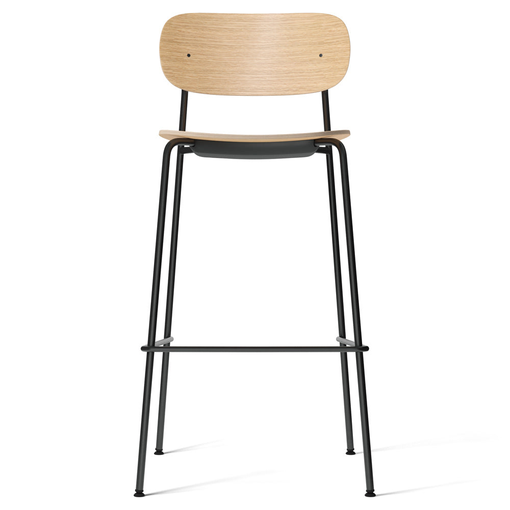 Co Unupholstered Bar Counter Chair - Natural Oak