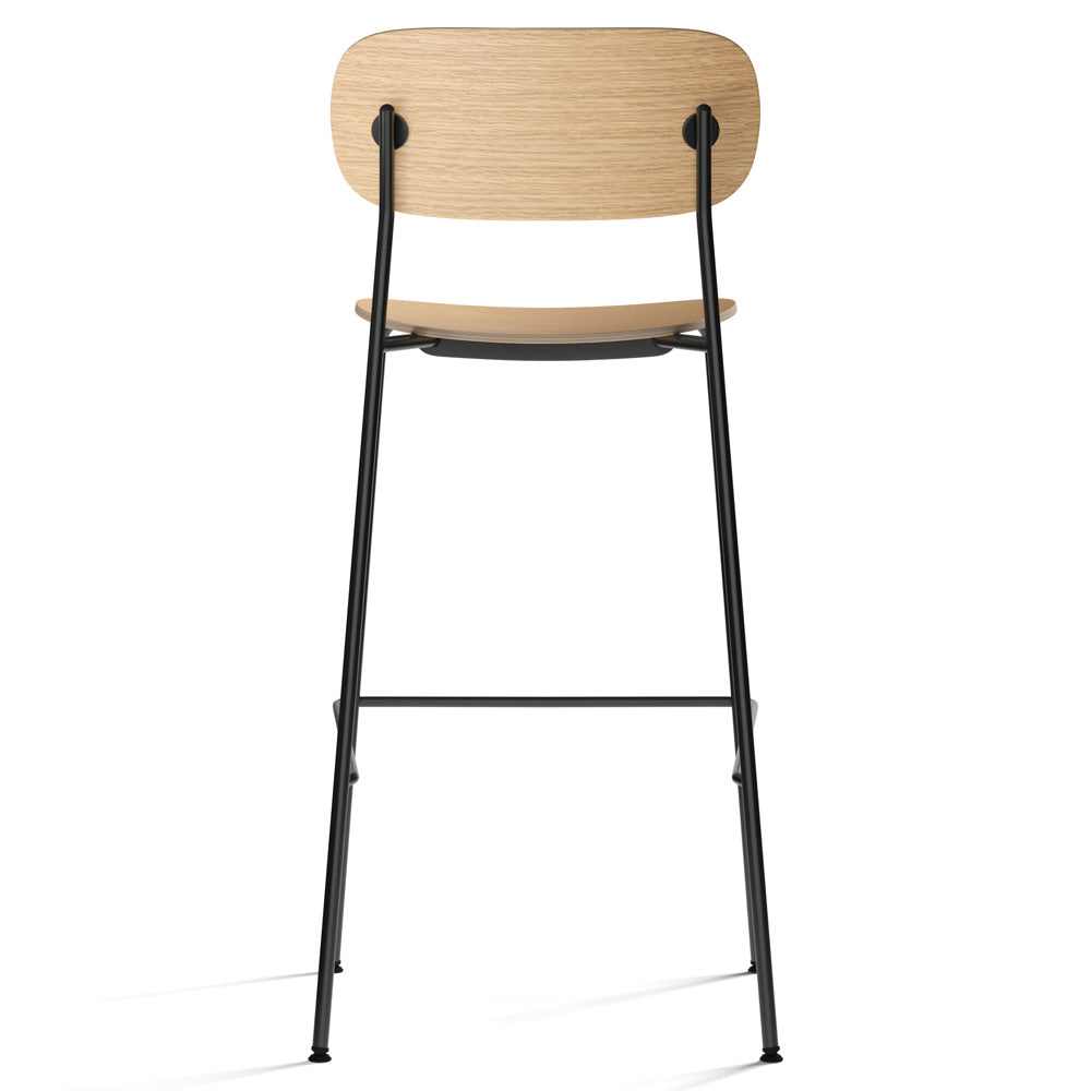Co Unupholstered Bar Counter Chair - Natural Oak