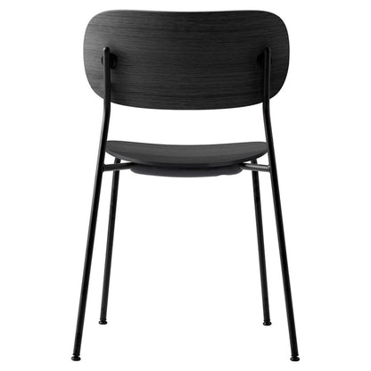 Co Unupholstered Dining Chair - Black Base, Black Oak