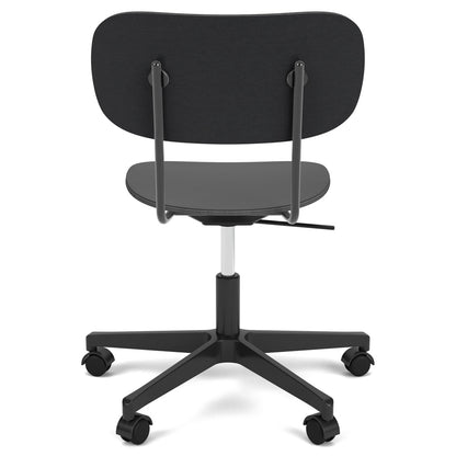 Co Unupholstered Task Chair - Black Base, Black Oak