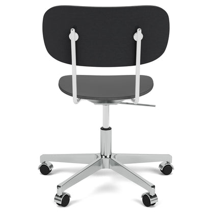 Co Unupholstered Task Chair - Polished Base, Black Oak