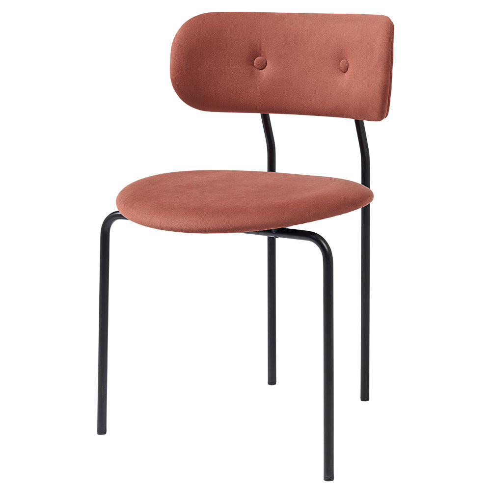 Coco Dining Chair - Red, Black Base