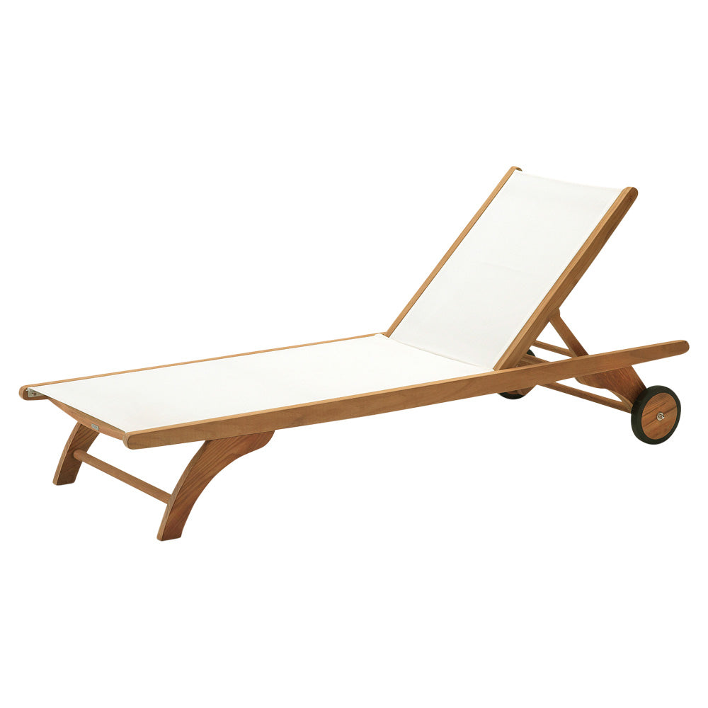 Columbus Sunbed - White