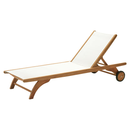 Columbus Sunbed - White