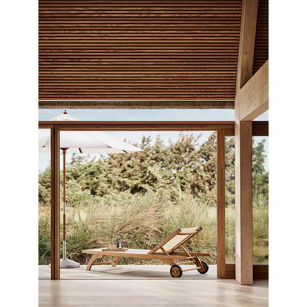 Columbus Sunbed - White