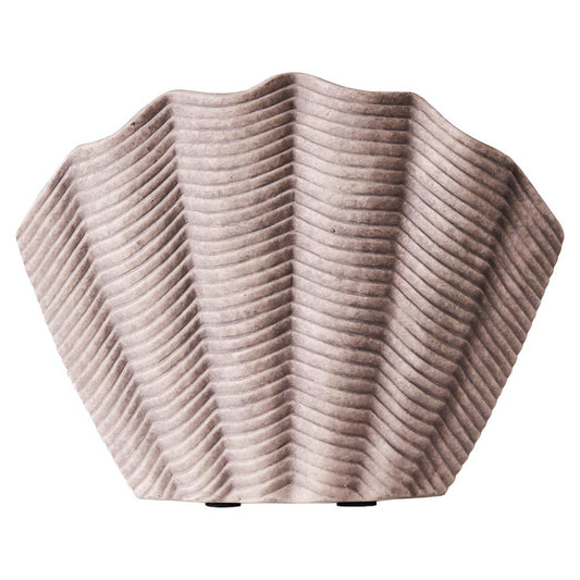 Concha Shell Large Vase - Gray