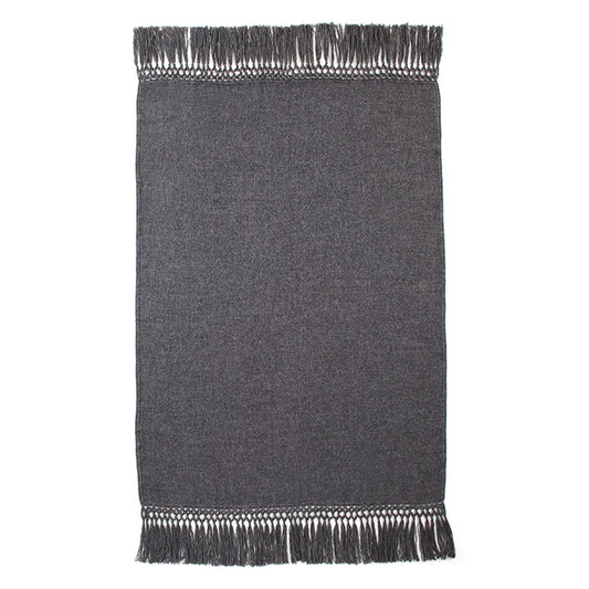 Cool Alpaca Throw - Charcoal