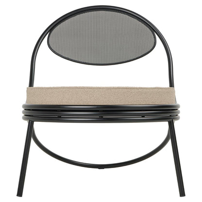 Copacabana Outdoor Lounge Chair - Lorkey 41, Black Semi Matte Base